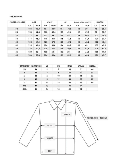Simone Coat Custom Length